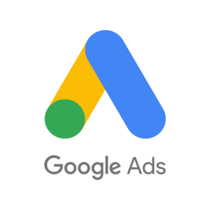 colored text logo for Google Ads