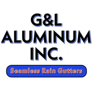 logo text design for g&l aluminun inc rain gutters